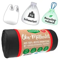 Ecosack® Öko-Schwerlastsäcke 60,0 l schwarz 20 μm, 14 St.