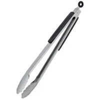 Relaxdays Grillzange 42,5 cm Edelstahl silber