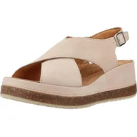 CLARKS Damen Kassanda Step Sandale, Sand Nubuck, 37.5 EU
