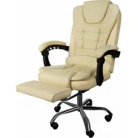 MT MALATEC Bürostuhl mit Fußstütze - Beige MALATEC 23287