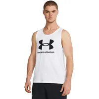 Under Armour Sportstyle Tanktop Herren 100 white/black XL