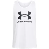 Under Armour Sportstyle Tanktop mit Logo - 1382883, ultraweiß