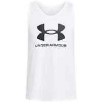 Under Armour Sportstyle Tanktop Herren 100 white/black M