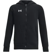 Under Armour Rival Fleece Kapuzenjacke Herren Schwarz/Weiß L