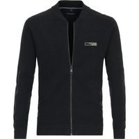 CasaModa Strickjacke, Emblem, Stehkragen, für Herren, 108 BLAU, XL