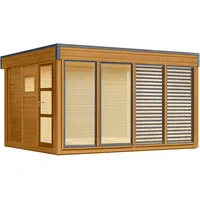 Wolff Finnhaus Design-Gartenhaus Finn Cube 4x3 Typ 3 kiefer