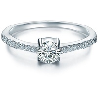 Trilani Ring aus Sterling Silber in mit Zirkonia 59
