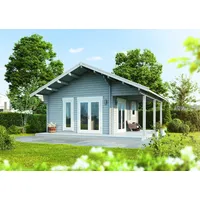 Wolff Finnhaus Gartenhaus Tirol 70 mit Seitendach inkl. Seitendach