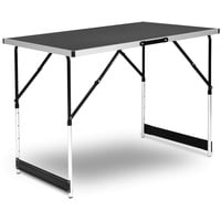 Woltu Campingtisch Klapptisch Gartentisch Arbeitstisch Balkontisch höhenverstellbar Aluminium Stahl