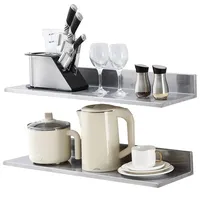 Vevor Küchenregal 762 x 218 x 8,5 cm Silber