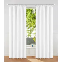 MY HOME Vorhang »Raja, Gardinen mit Kräuselband, Vorhänge Wohnzimmer«