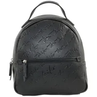 Tom Tailor Damen Rucksack mit Logo-Prägung, schwarz,