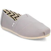 TOMS Damen Alpargata Wide Flacher Slipper, Drizzle Grey Wide
