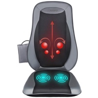 Naipo Rücken Massagegerät Massagesitzauflagen mit Shiatsu Wärme Tiefenmassage Rollmassage