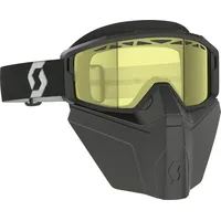 Scott Wintersport Brille Primal Safari Facemask Clear, Schwarz Weiß