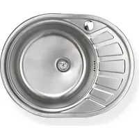 Stabilo-sanitär Edelstahl Spüle "Calypso SL" - Rundes Einbauspülbecken mit