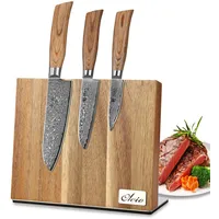Wakoli Edib Pro 3er Damastmesserset I Holzbox I 8-16cm