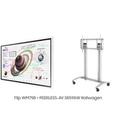 Samsung Flip Pro WM75B Flipchart 75 Zoll + Peerless-AV