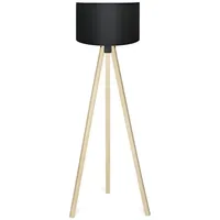Lux.pro Stehlampe Newport 1 x E27 Schwarz