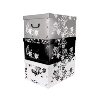 BigDean Aufbewahrungsboxen XXL 3er Set je 45 Liter -