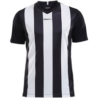 Craft Progress Stripe Trikot Kurzarm - schwarz|weiss XL