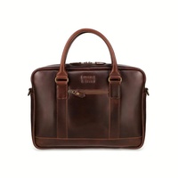 Buckle & Seam Businesstasche Everett Blu Business Bag Brown