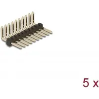 DeLock 66689 Zubehör für Leiterplatten Stiftleiste 10 Pin, Rastermaß