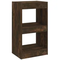 VidaXL Bücherregal/Raumteiler Räuchereiche 40x30x72 cm
