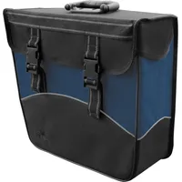 Greenlands Fahrradtasche Packtasche Einkaufstasche Shoppingtasche schwarz blau (Links)