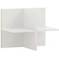 Proregal Regalkreuz Pigeon HxBxT 38,4x47,5x32,8cm | Weiß Holz, 47.5x38.4x32.8
