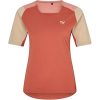 Ziener Damen NESTONIA Fahrradshirt/Radshirt - Mountainbike|Rennrad - atmungsaktiv,schnelltrocknend,elastisch,Kurzarm, Chestnut,