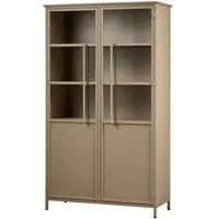 BePureHome DAHEIM Vitrine Exhibit 800012 Metall Braun Khaki