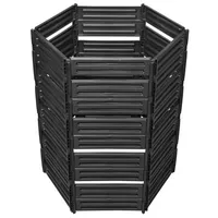 GARANTIA AIR-KING Steckkomposter 1100 Liter schwarz