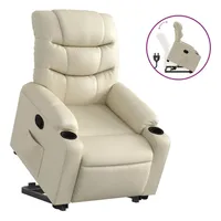 VidaXL Relaxsessel mit Aufstehhilfe Kunstleder 93 x 99,5 x