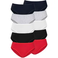 PETITE FLEUR Jazz-Pants Slips, (10er-Pack), aus elastischer Baumwolle PETITE