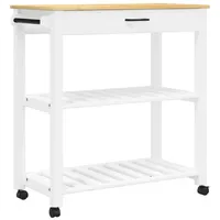 VidaXL Küchenwagen MONZA 84x40x90 cm Massivholz Kiefer