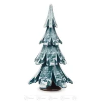 Großhandel Dregeno Massivholzbaum grün/weiß BxHxT = 5x9x5cm NEU, Erzgebirge