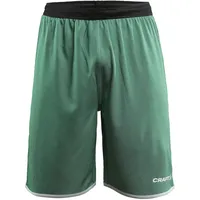 Craft Progress Reversible Basket Shorts - team green/white L