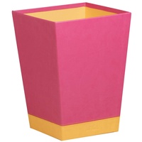 Rhodia Rhodiarama Papierkorb aus Kunstleder, 27x27x32cm - Himbeer 318922C