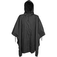 Mil-Tec Regenponcho Premium Rip-Stop schwarz