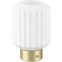 Trio Reality Leuchten LED Akku Tischleuchte Lord R57761101, Metall