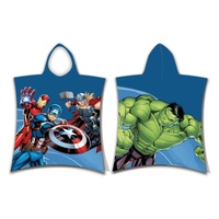 Jerry Fabrics Avengers Hero Badeponcho mit Kapuze 50x115 cm