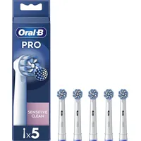 Oral-B Sensitive Clean elektrische Zahnbürstenköpfe, Packung mit 5 Ersatzbürsten,