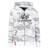 Alpha Industries Basic Zip Hoody Camo White Camo, S