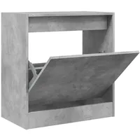 VidaXL Schuhschrank Betongrau 60x34x63,5 cm Holzwerkstoff