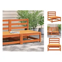 VidaXL Gartensofa ohne Armlehnen Wachsbraun 70x70x67 cm Massivholz