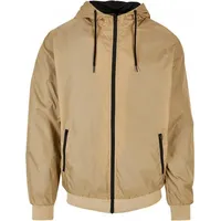 Build Your Brand Windrunner Jacke Union Beige / Black