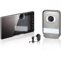Legrand LEGRAND, EASYKIT Plus Video-Türsprechanlagen-Set mit 2-Draht-Anschluss, 7"-Farbmonitor-verspiegelt &