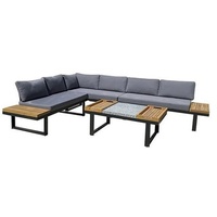 Garden Pleasure Lounge-Gruppe »MERIDA«", - schwarz),
