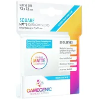 Asmodee Gamegenic, Matte Square-Sized Sleeves, Sleeve Color Code: Blue